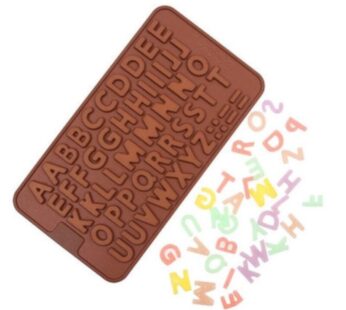 Alphabet Silicon Chocolate Mould