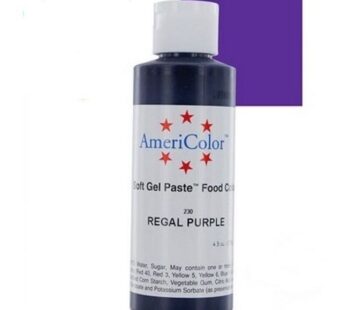 Americolor Regal Purple Soft Gel Icing Food Colour 128 gms