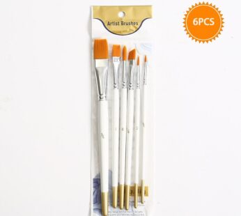 Artist Paint Brush Set of 6