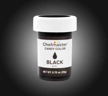 Chefmaster Black Oil Based Liquid Candy Colour 20gms