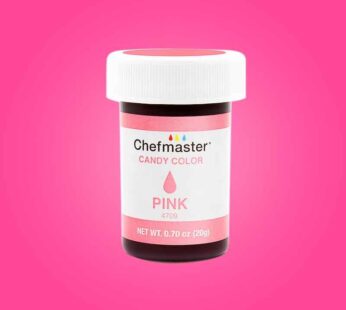 Chefmaster Pink Oil Based Liquid Candy Colour 20gms