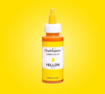 Chefmaster Yellow Oil Based Liquid Candy Colour 57gms