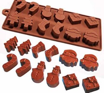 Christmas Shapes Chocolate Mould