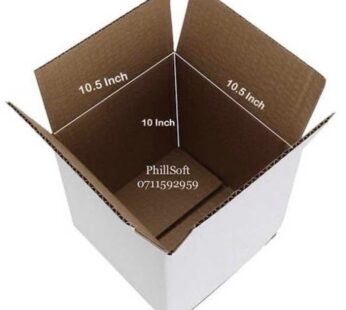 Corrugated Tall Cake Box 10.5 x 10.5 x 10