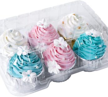 Cupcake Cases 6 Holes Plastic