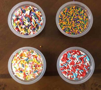 Fancy Sprinkles Assorted Colours 80 Grams