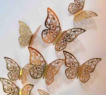 Gold Butterflies Decorative Non Edible – AI
