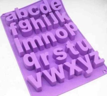 Large Lowercase Alphabet Silicon Mould