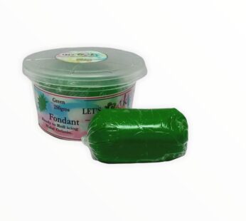 Lets Cake Green Fondant 250 Grams