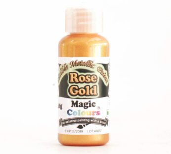 Magic Colours Edible Metallic Paint Rose Gold 32 gms