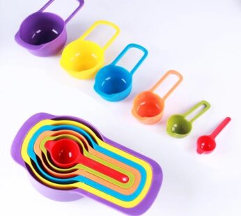 Measuring Cups and Spoons 6 Piece Set
