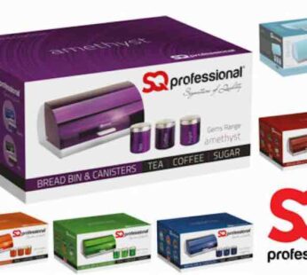 SQ Professional Bread Bin with Canisters