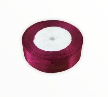 Satin Red Ribbon 1 inch per metre