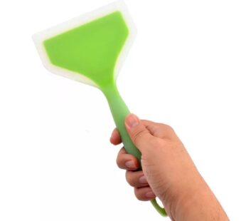 Silicon Flat Cooking Spatula Green