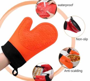 Silicon Oven Glove Orange