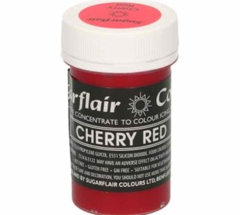 Sugarflair Cherry Red Pastel Paste Concentrate Colouring 25 Gms