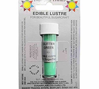 Sugarflair Glitter Green Edible Lustre