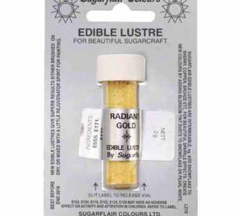 Sugarflair Radiant Gold Edible Lustre 2 Grams