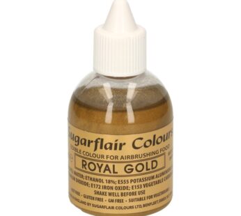 Sugarflair Royal Gold Glitter Airbrush Colour