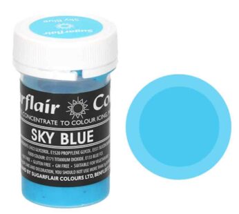 Sugarflair Sky Blue Pastel Paste Concentrate Colouring 25 Gms