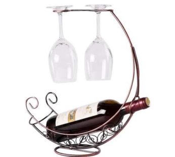Wine Bottle and Glasses Holder