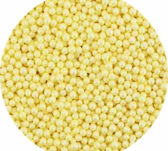 Yellow Sugar Pearls 15 Grams