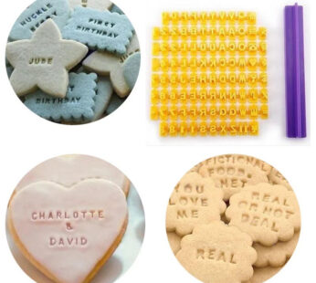 Cookie Alphabet Stamp